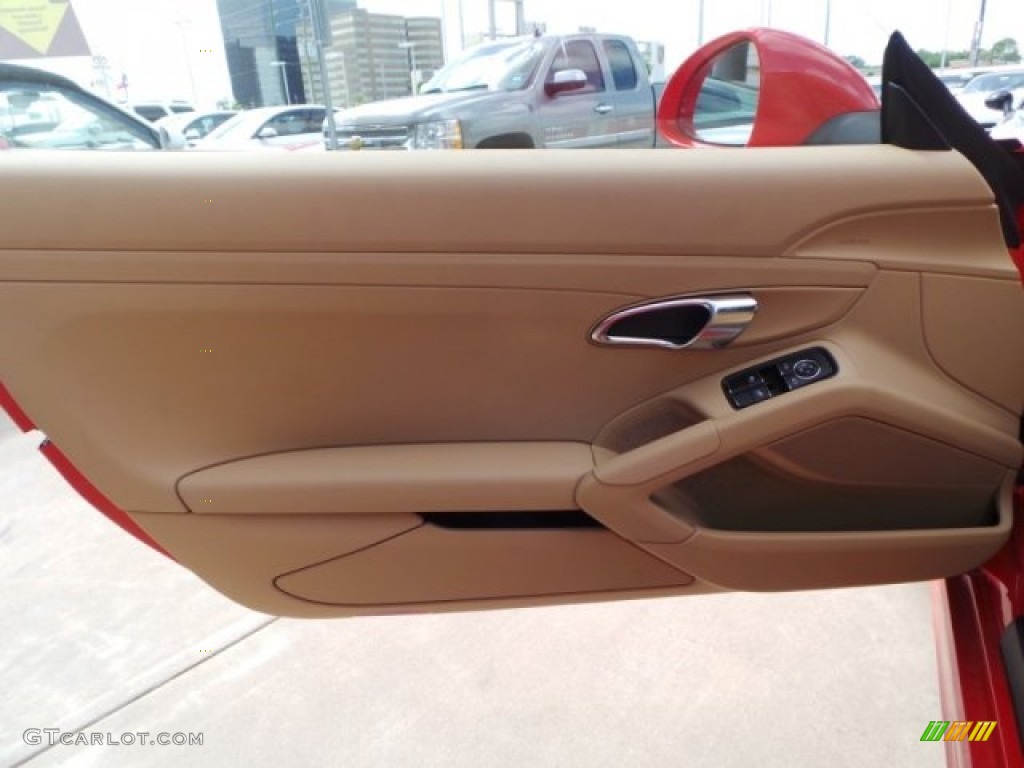 2014 Porsche Boxster Standard Boxster Model Luxor Beige Door Panel Photo #94279175