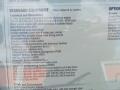 2014 Porsche Boxster Standard Boxster Model Window Sticker