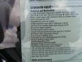 2014 Porsche Boxster Standard Boxster Model Window Sticker