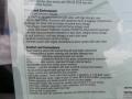2014 Porsche Boxster Standard Boxster Model Window Sticker