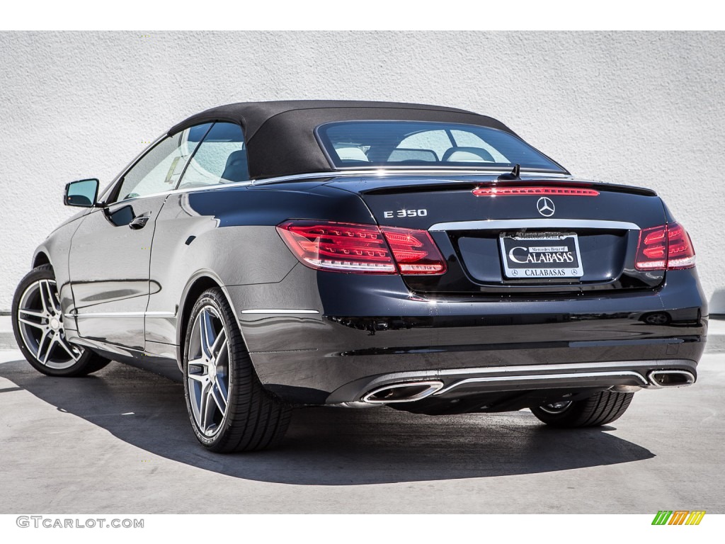 2014 E 350 Cabriolet - Black / Grey/Black photo #2