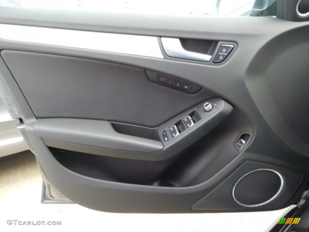 2014 A4 2.0T quattro Sedan - Monsoon Grey Metallic / Black photo #9