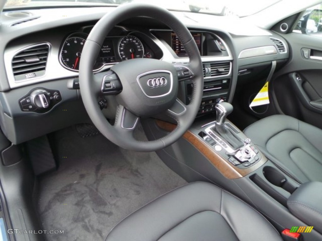 Black Interior 2014 Audi A4 2.0T quattro Sedan Photo #94280423