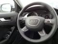 Black 2014 Audi A4 2.0T quattro Sedan Steering Wheel