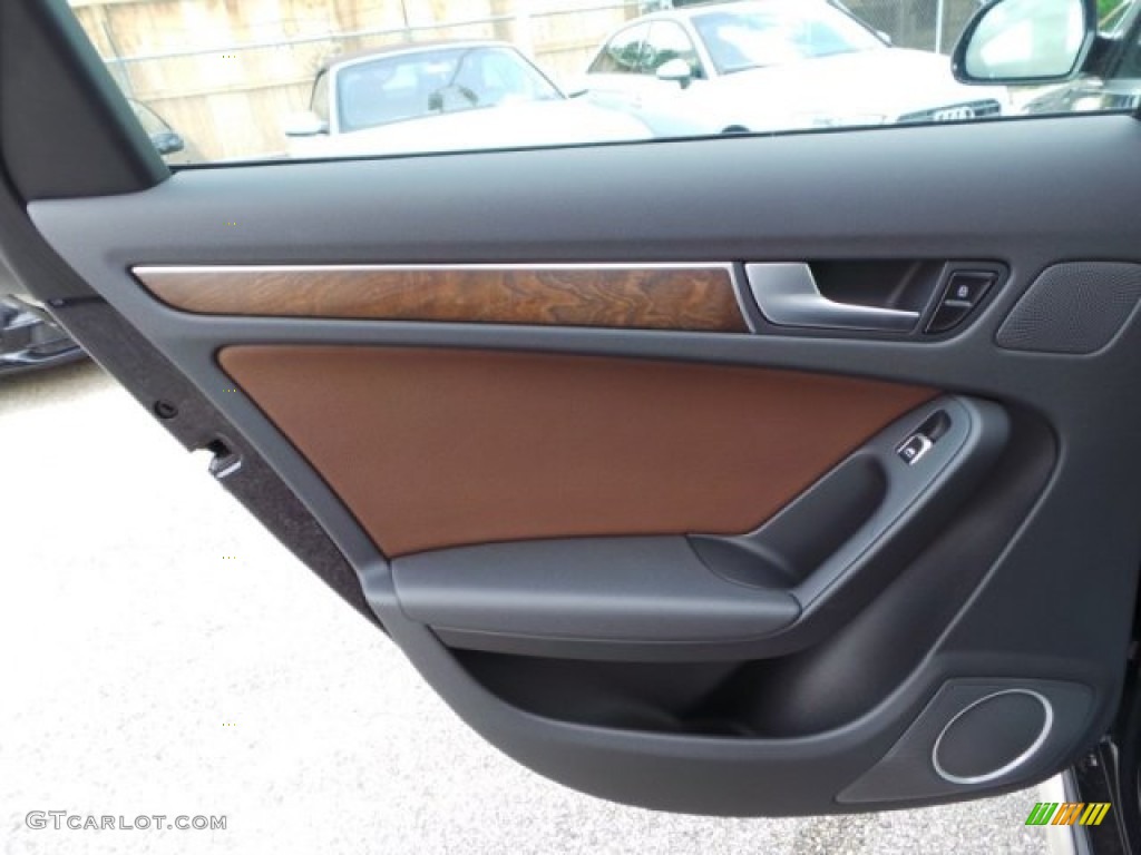 2014 Audi allroad Premium plus quattro Chestnut Brown Door Panel Photo #94281998