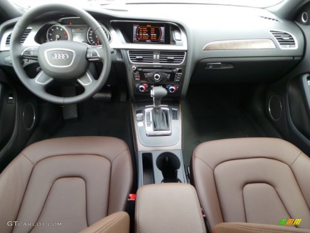 2014 Audi allroad Premium plus quattro Chestnut Brown Dashboard Photo #94282037