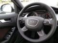 2014 Audi allroad Chestnut Brown Interior Steering Wheel Photo