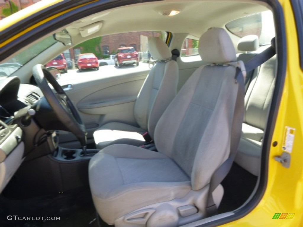 2007 Cobalt LS Coupe - Rally Yellow / Gray photo #10