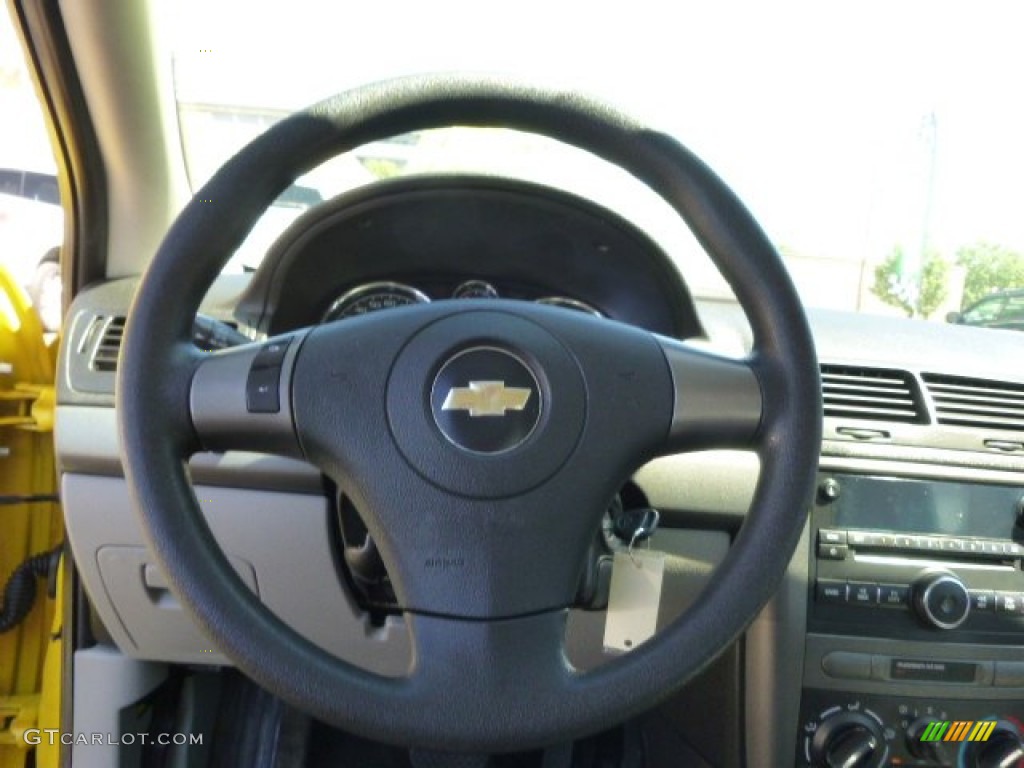 2007 Cobalt LS Coupe - Rally Yellow / Gray photo #17