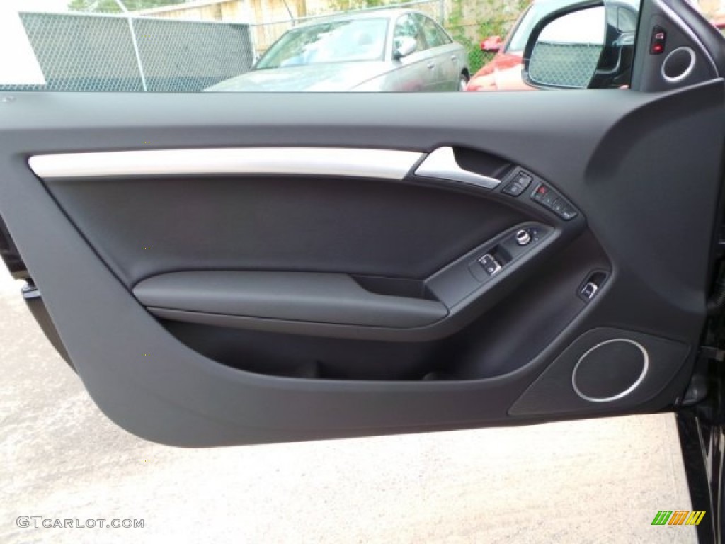2014 A5 2.0T quattro Coupe - Phantom Black Pearl / Black photo #10