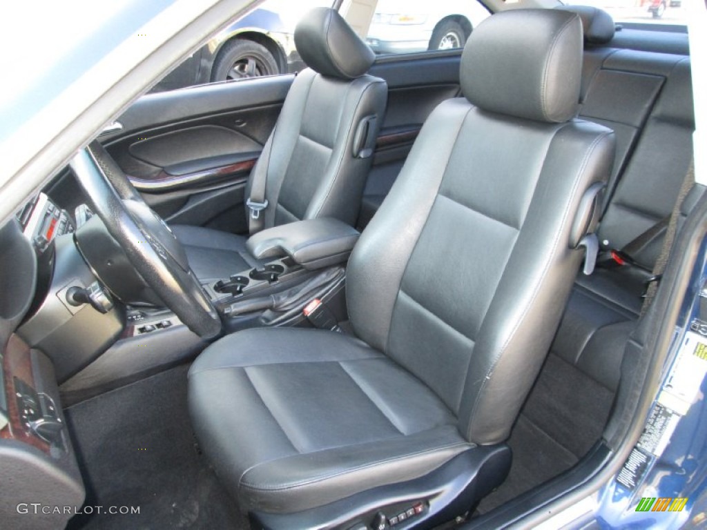 Black Interior 2006 BMW 3 Series 325i Coupe Photo #94285889