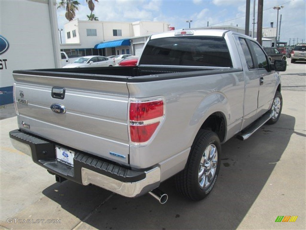 2014 F150 XLT SuperCab - Ingot Silver / Steel Grey photo #8