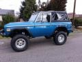 Metallic Blue 1971 Ford Bronco Sport Wagon Exterior