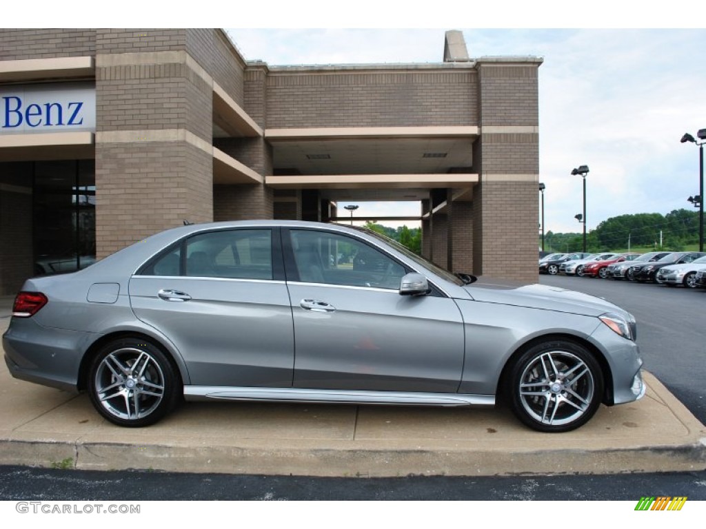 2014 E 350 4Matic Sport Sedan - Paladium Silver Metallic / Black photo #2