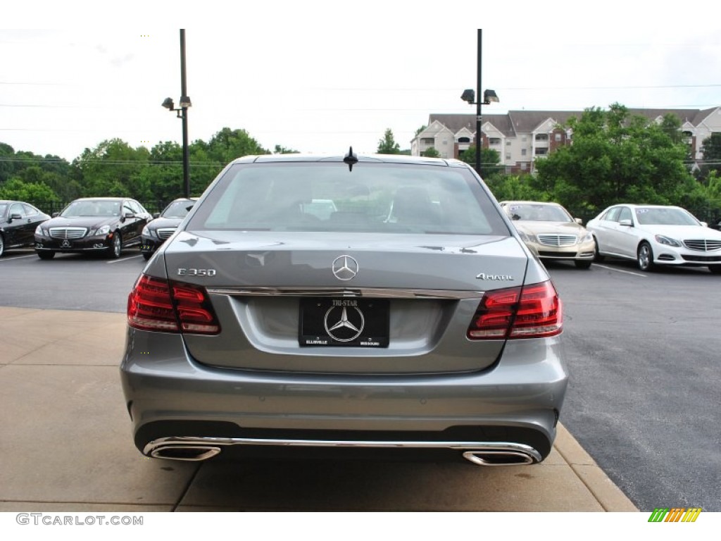 2014 E 350 4Matic Sport Sedan - Paladium Silver Metallic / Black photo #3