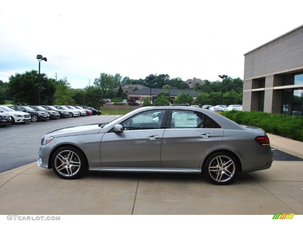 2014 E 350 4Matic Sport Sedan - Paladium Silver Metallic / Black photo #4