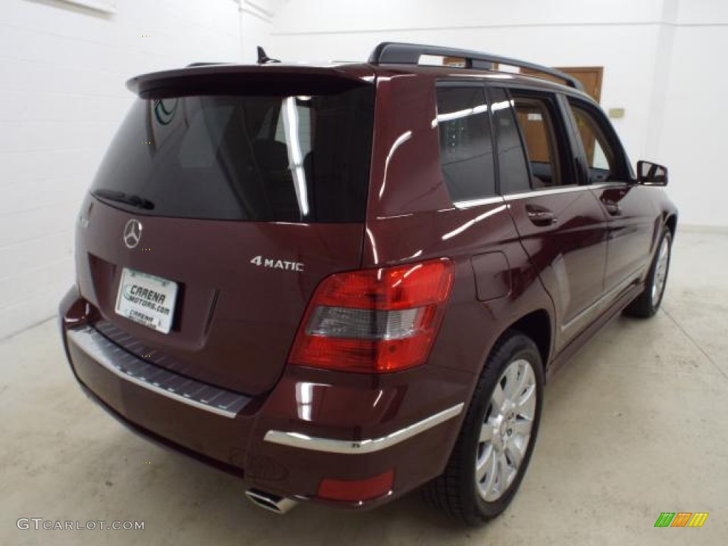 2011 GLK 350 4Matic - Barolo Red Metallic / Almond/Black photo #5