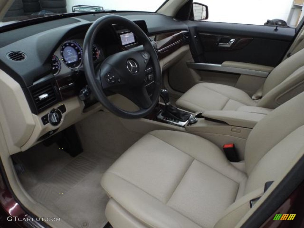 2011 GLK 350 4Matic - Barolo Red Metallic / Almond/Black photo #7