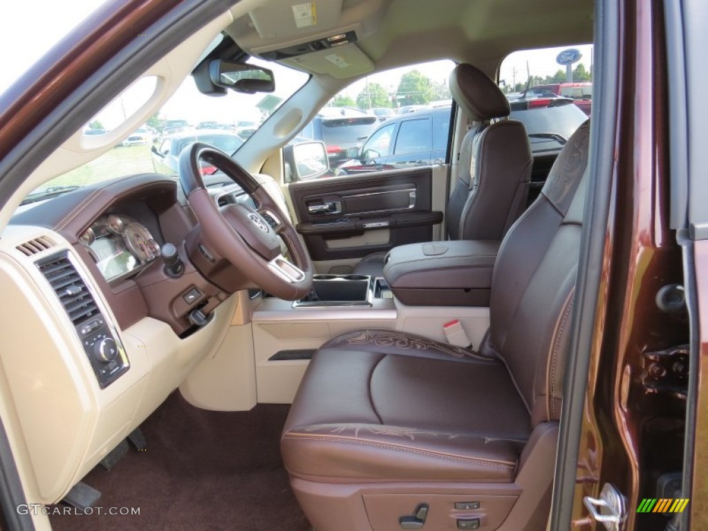 2014 1500 Laramie Longhorn Crew Cab - Western Brown / Longhorn Canyon Brown/Light Frost photo #5