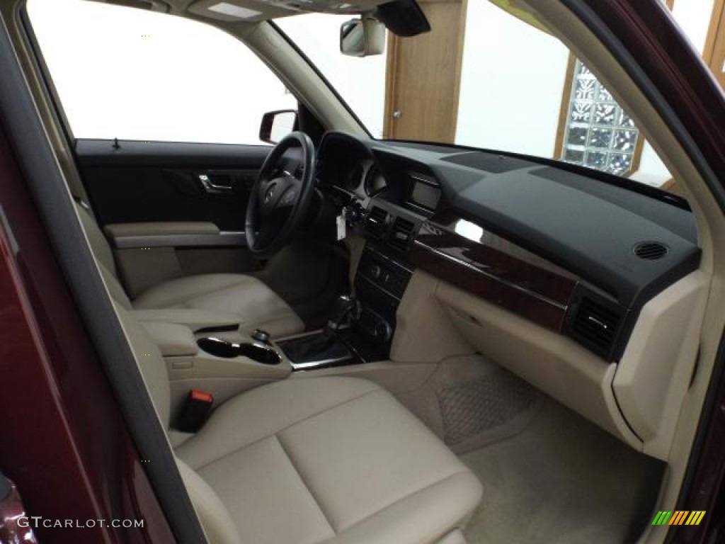 2011 GLK 350 4Matic - Barolo Red Metallic / Almond/Black photo #20