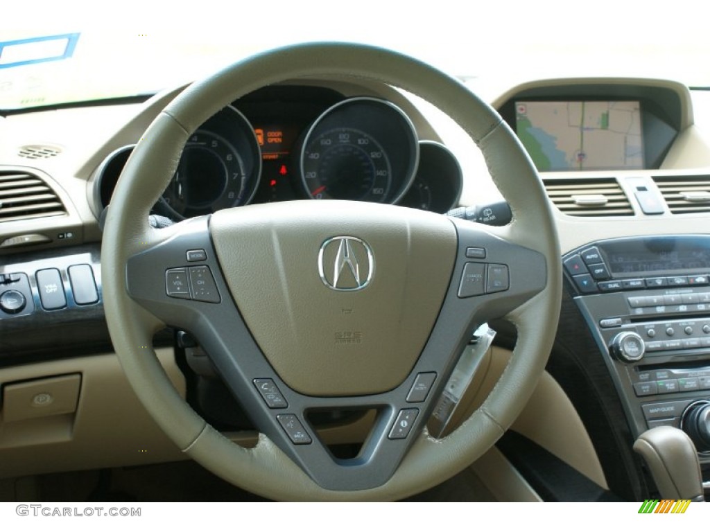 2007 Acura MDX Sport Parchment Steering Wheel Photo #94293977