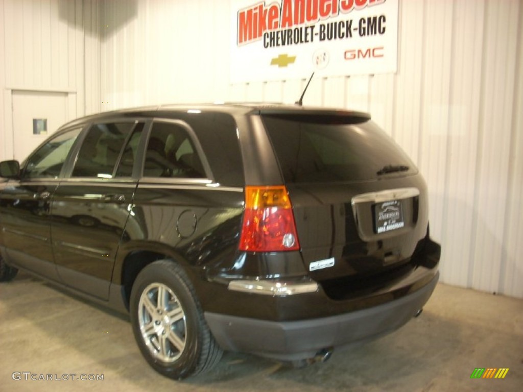 2007 Pacifica Touring - Brilliant Black / Dark Khaki/Light Graystone photo #3