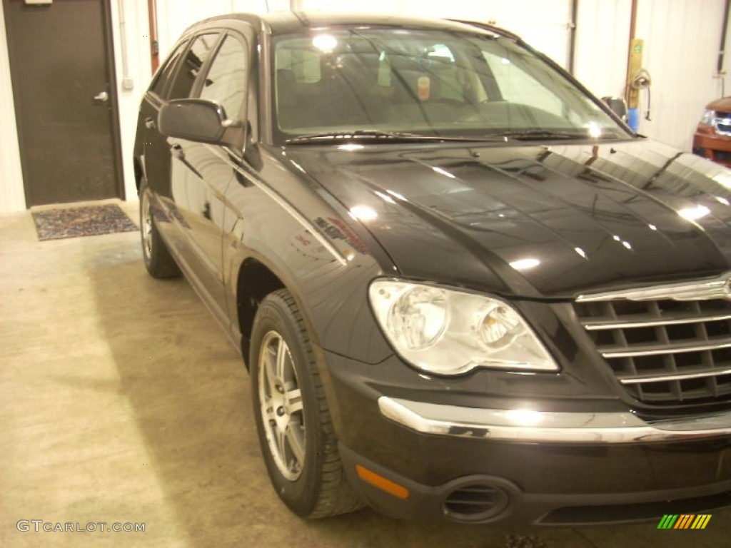 2007 Pacifica Touring - Brilliant Black / Dark Khaki/Light Graystone photo #6