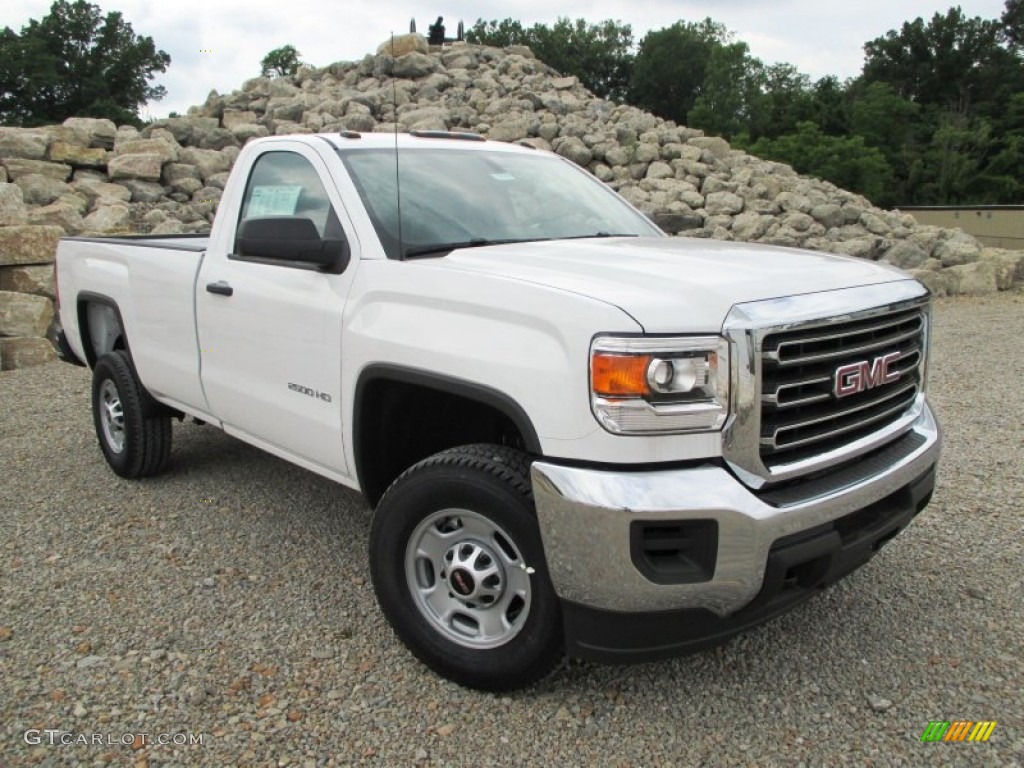 2015 Sierra 2500HD Regular Cab - Summit White / Jet Black/Dark Ash photo #1