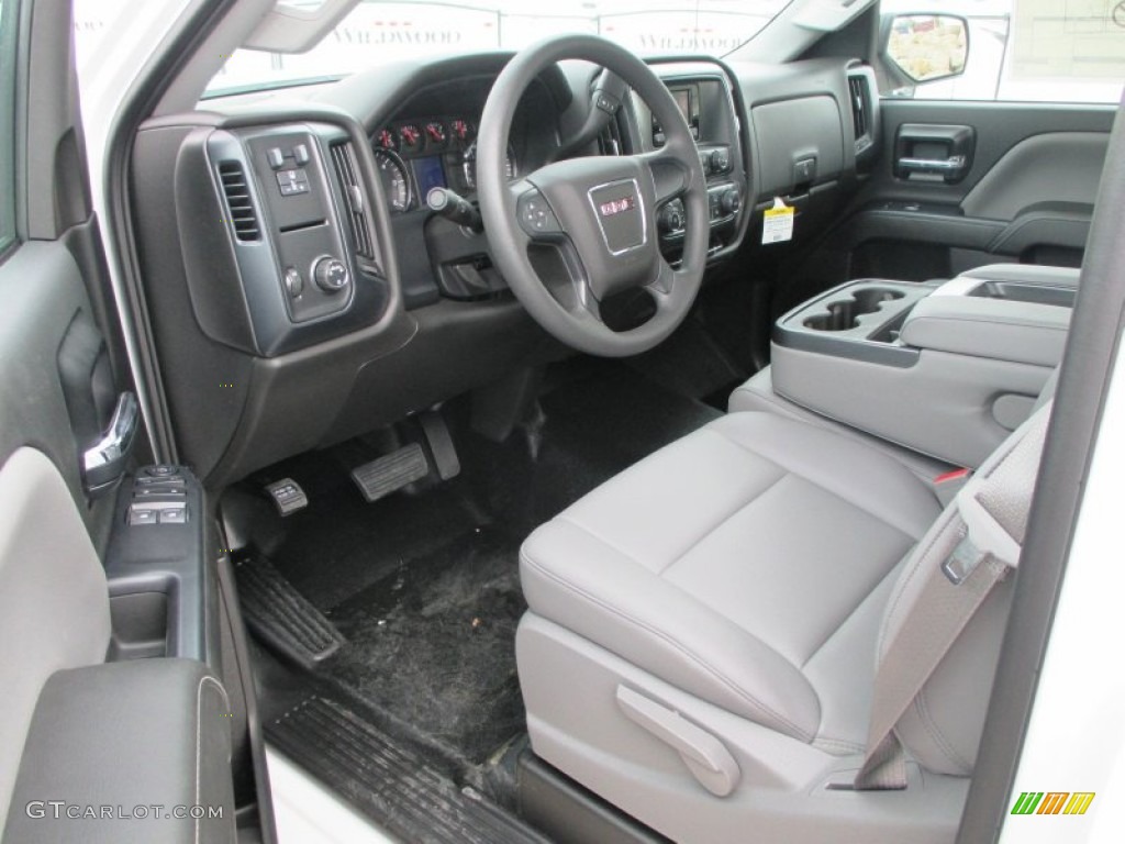 Jet Black/Dark Ash Interior 2015 GMC Sierra 2500HD Regular Cab Photo #94294988