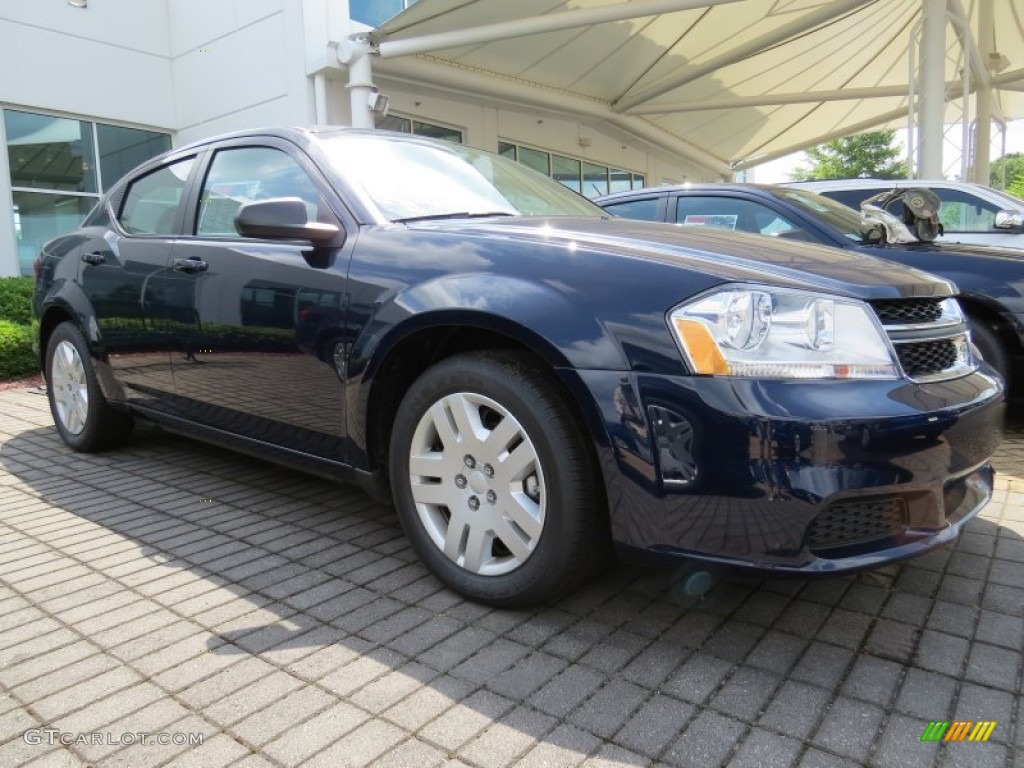 2014 Avenger SE - True Blue Pearl / Black photo #4