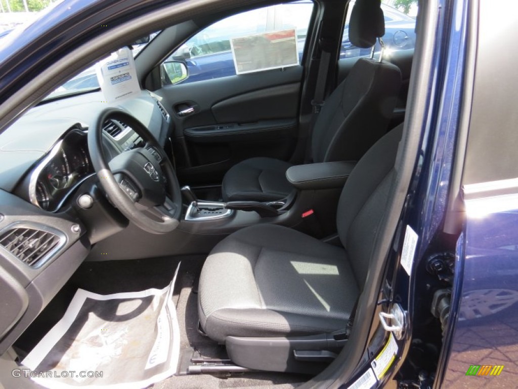 2014 Avenger SE - True Blue Pearl / Black photo #6