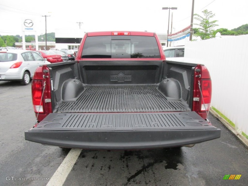 2012 Ram 1500 SLT Quad Cab 4x4 - Deep Molten Red Pearl / Dark Slate Gray/Medium Graystone photo #7