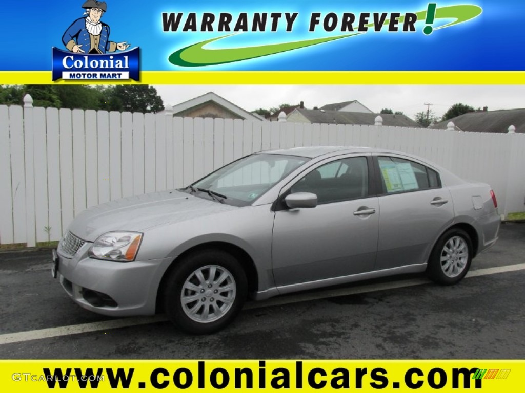 2012 Galant FE - Quick Silver / Black photo #1