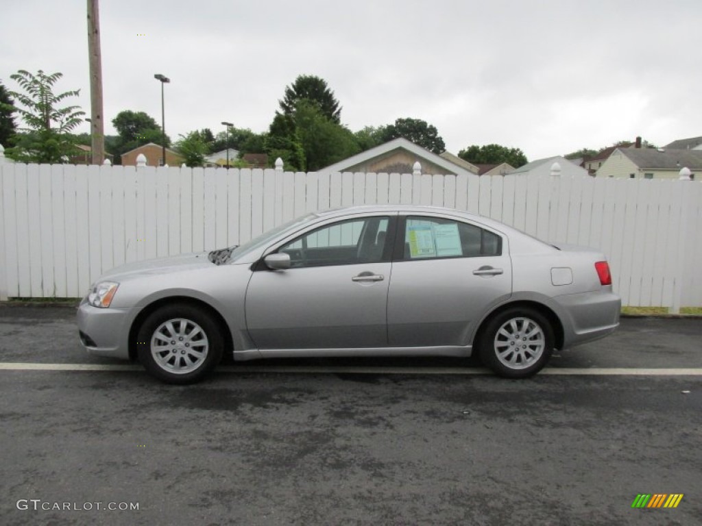 2012 Galant FE - Quick Silver / Black photo #2
