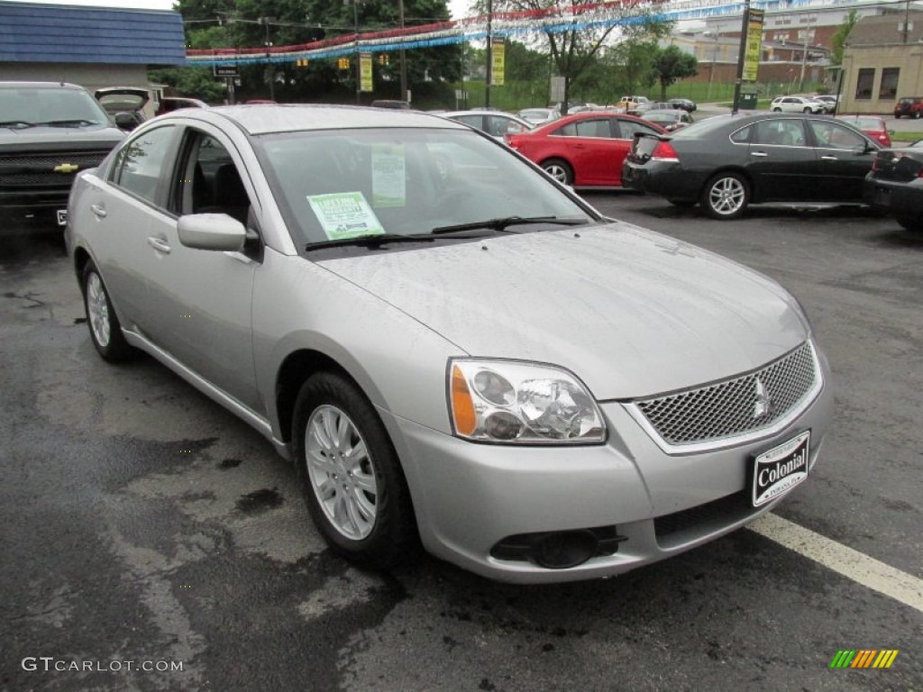 2012 Galant FE - Quick Silver / Black photo #6