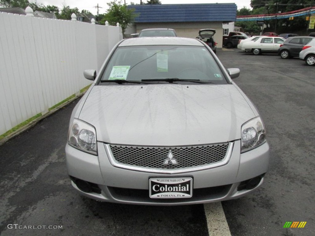 2012 Galant FE - Quick Silver / Black photo #7