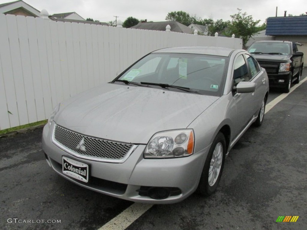 2012 Galant FE - Quick Silver / Black photo #8