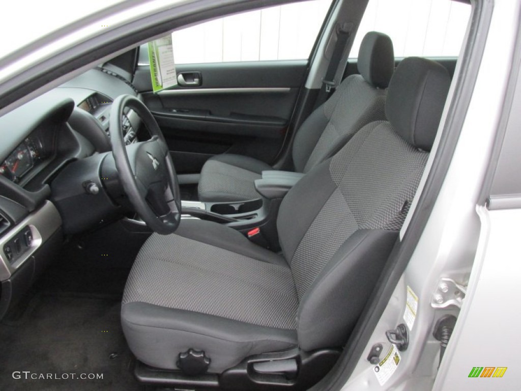 2012 Galant FE - Quick Silver / Black photo #12