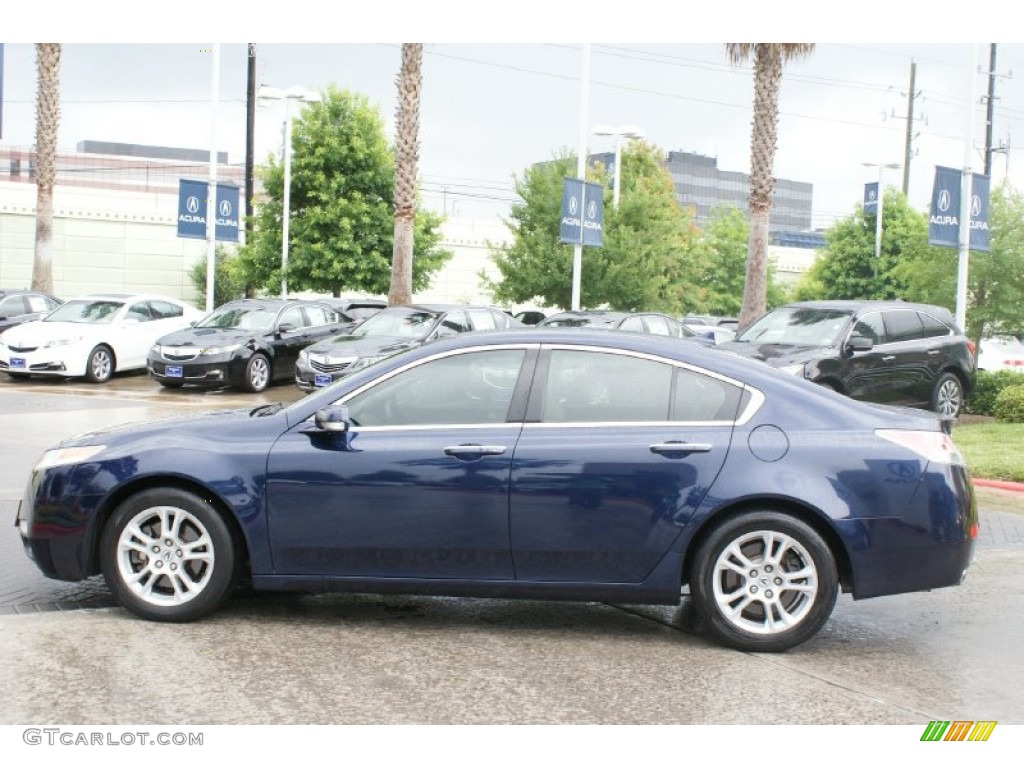 2009 TL 3.5 - Royal Blue Pearl / Taupe photo #6