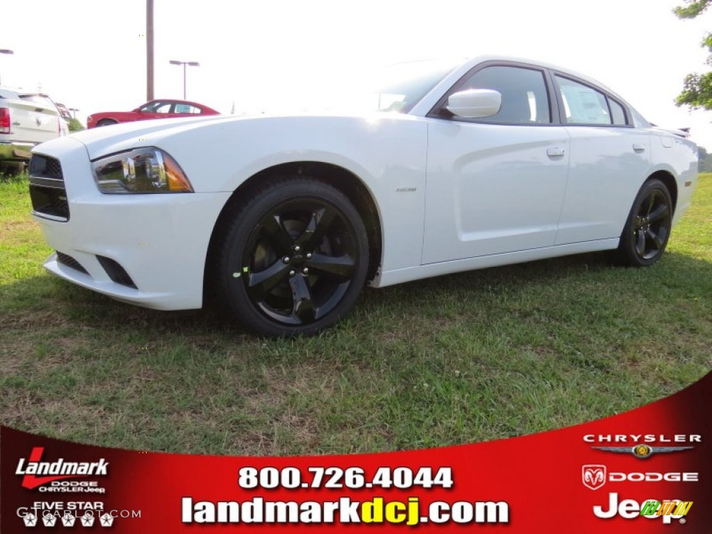 2014 Charger R/T - Bright White / Black photo #1