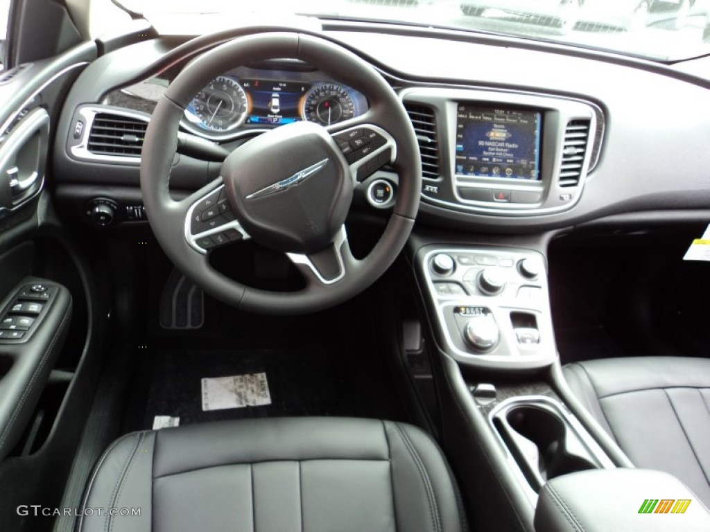 2015 Chrysler 200 C Black Dashboard Photo #94298108