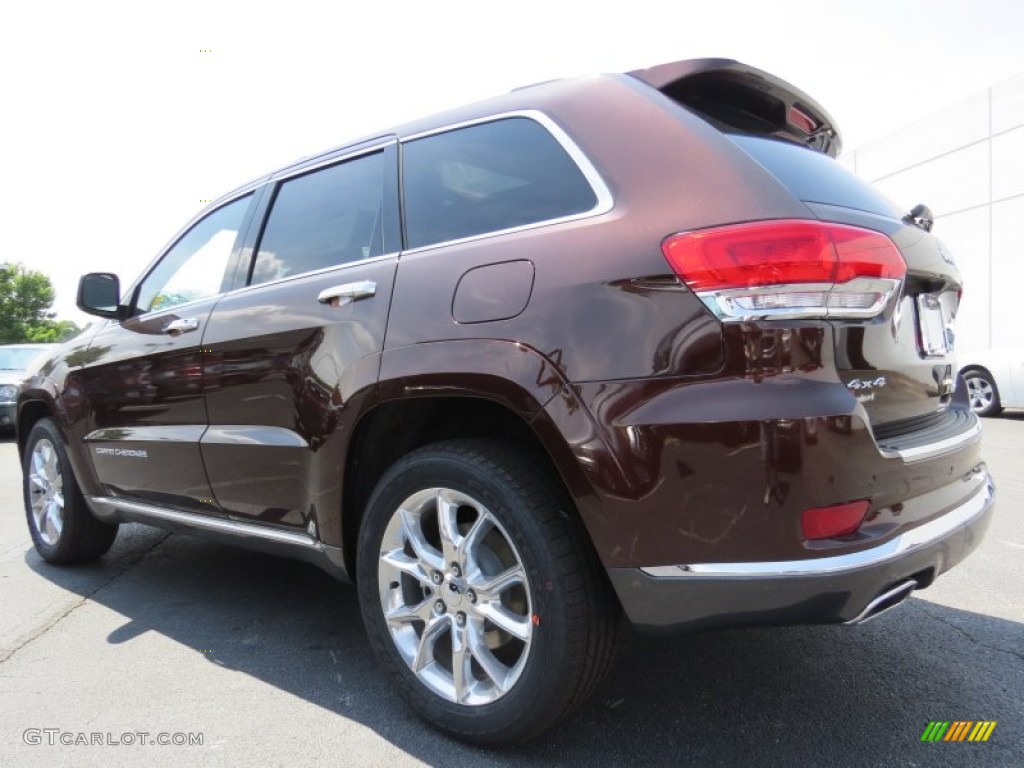 2014 Grand Cherokee Summit 4x4 - Deep Auburn Pearl / Summit Grand Canyon Jeep Brown Natura Leather photo #2