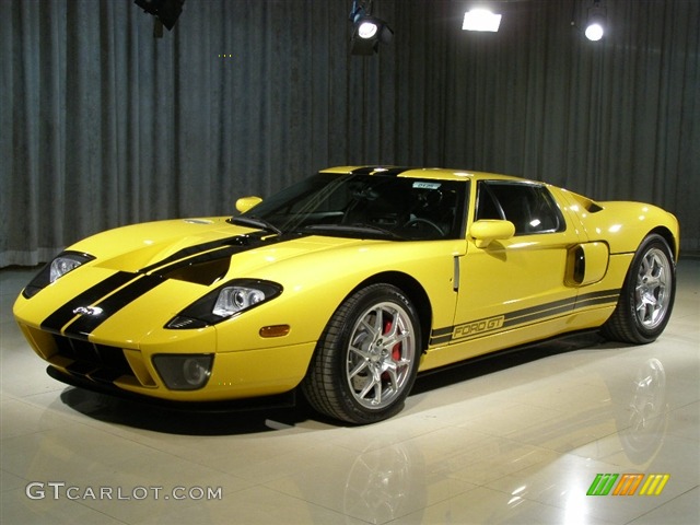 Screaming Yellow Ford GT