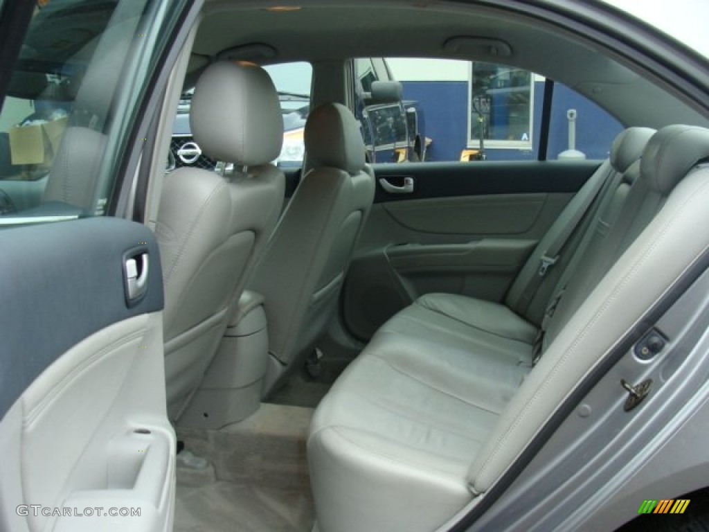 2007 Sonata Limited V6 - Steel Gray / Gray photo #19