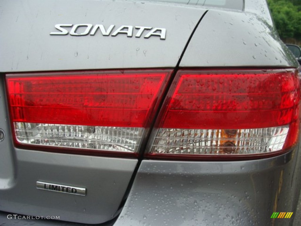 2007 Sonata Limited V6 - Steel Gray / Gray photo #21