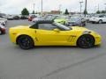 Velocity Yellow Tintcoat 2013 Chevrolet Corvette Grand Sport Convertible Exterior