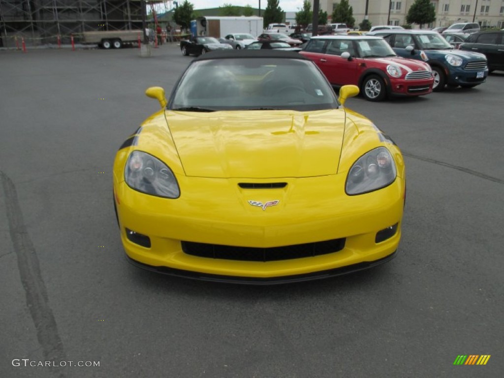 Velocity Yellow Tintcoat 2013 Chevrolet Corvette Grand Sport Convertible Exterior Photo #94300683