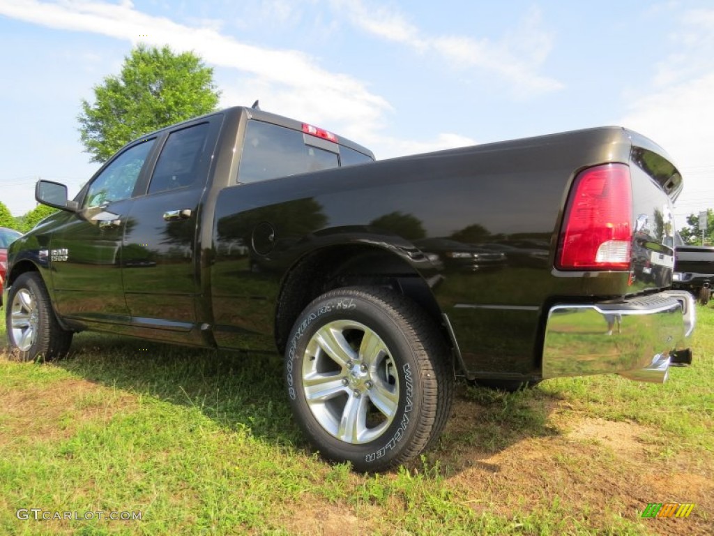 2014 1500 SLT Quad Cab - Black Gold Pearl Coat / Canyon Brown/Light Frost Beige photo #2