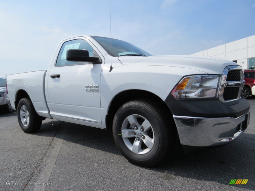 2014 1500 Tradesman Regular Cab - Bright White / Black/Diesel Gray photo #4