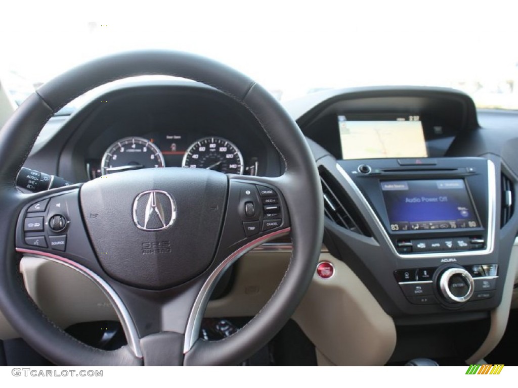 2014 MDX SH-AWD Technology - Forest Mist Metallic / Parchment photo #25